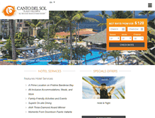 Tablet Screenshot of cantovallarta.com